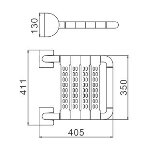 Сиденье для ванны  Frap F8131 белый